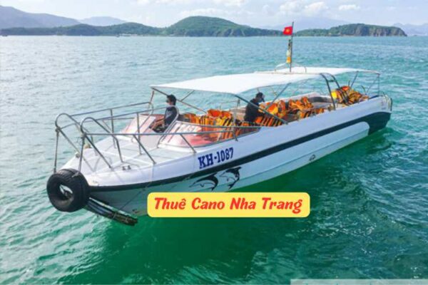 thuê cano đi hòn mun nha trang