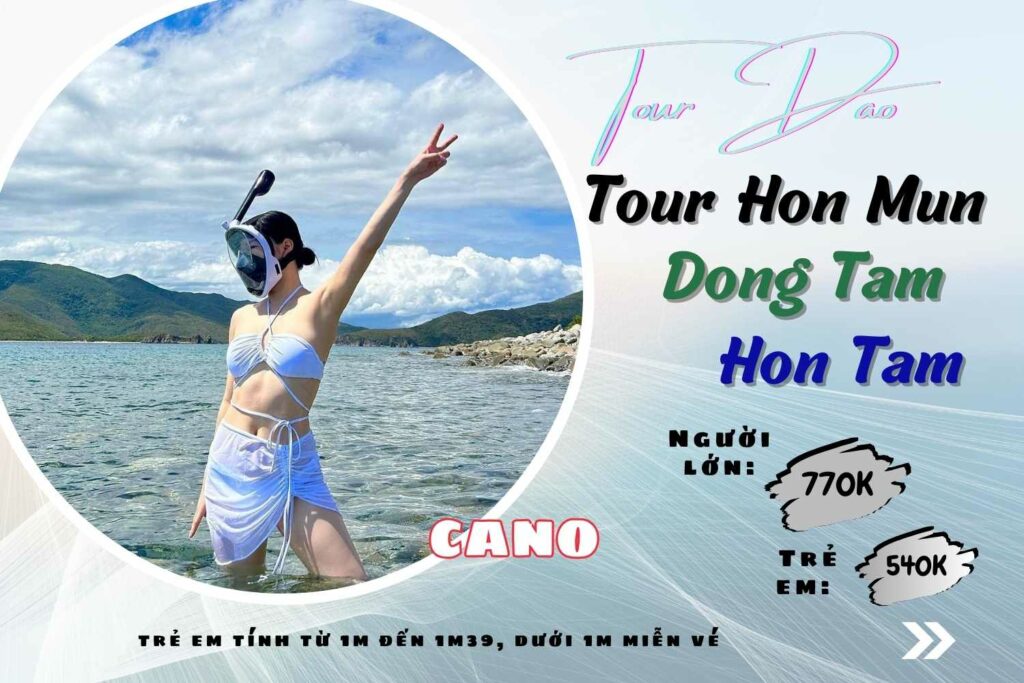 Tour 3 đảo Nha Trang