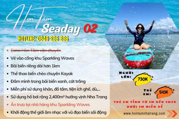 Giá vé Hòn Tằm Nha Trang - Thuê cano Nha Trang - Ảnh 3