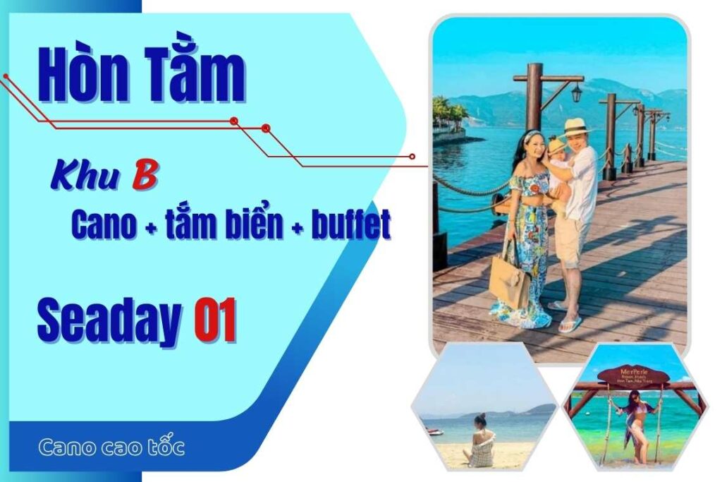 Giá vé Hòn Tằm 2025 6 Tour Hòn Tằm trọn gói - Ăn Buffet Hòn Tằm thả ga