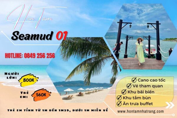 tour hòn tằm sea mud trọn gói