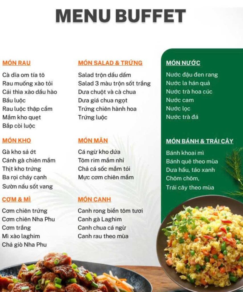 Tour đảo khỉ suối hoa lan trọn gói | Ưu đãi lớn (Tour 7) 37 menu thực đơn ăn trưa đảo khỉ suối hoa lan