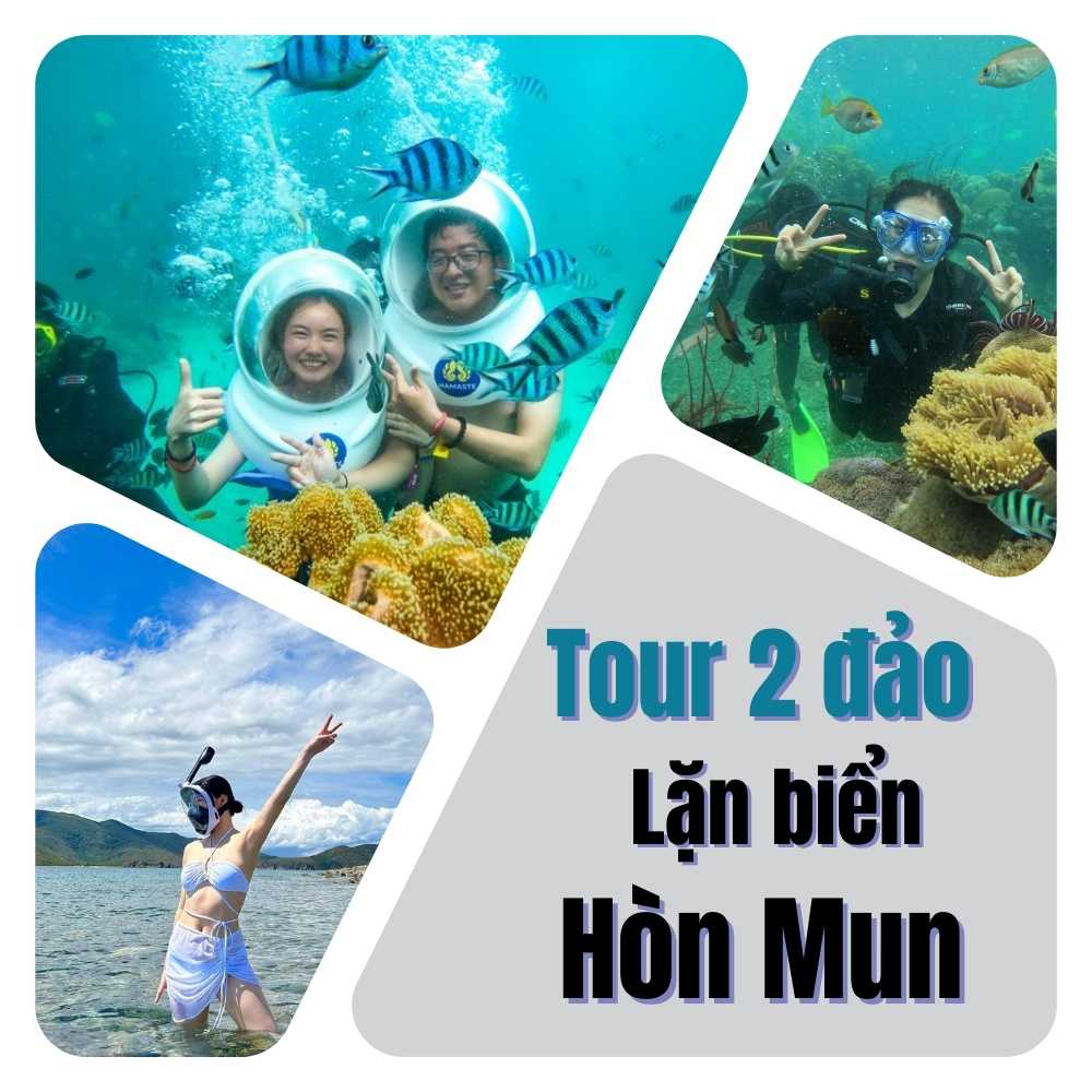 Tour 2 đảo lặn biển hòn mun