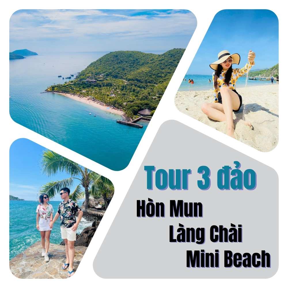 Tour 3 đảo Hòn Mun làng Chài Mini Beach