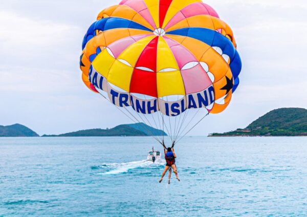 Cano kéo dù bay Nha Trang - Parasailing - Ảnh 3
