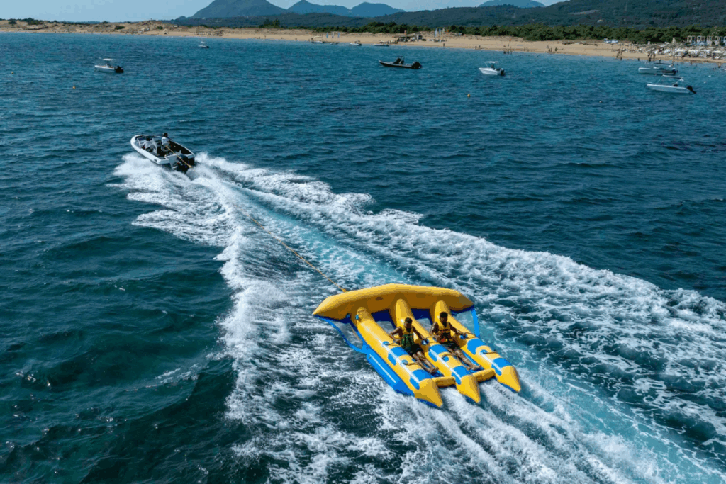 Đại lý vé Hòn Tằm Nha Trang - Đại lý cấp 1 chính thức | Phân phối vé sỉ cho lữ hành - CTV -HDV - Khách sạn (Cập nhật 2026) 3 Thể thao biển - Phao chuối bay_Hòn Tằm