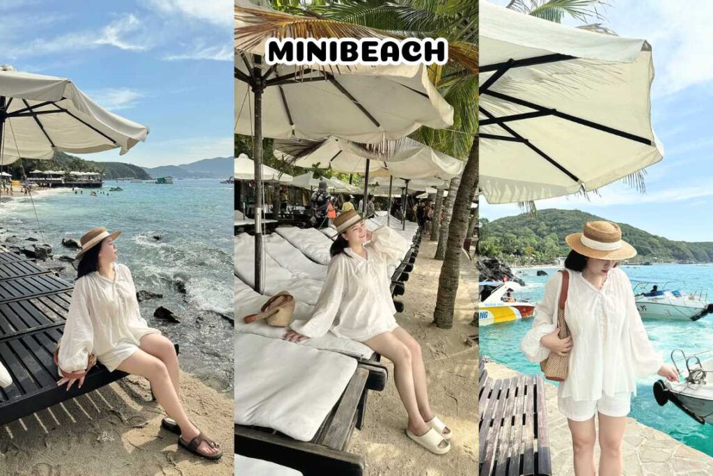 Trải nghiệm Tour Mini Beach Nha Trang – Giá Tour, Thuê Cano, Vé Lên Đảo & Lịch Trình 2026 2 Tour Mini Beach Nha Trang