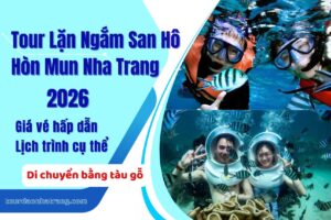 Tour lặn ngắm san hô Hòn Mun Nha Trang