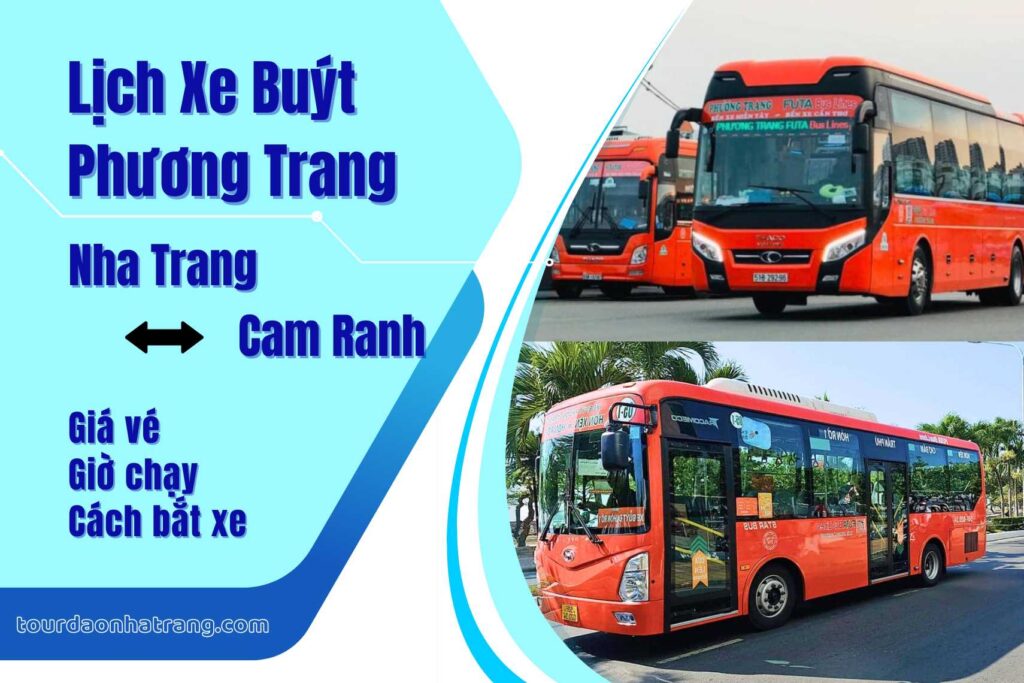 Lịch xe buýt Phương Trang Nha Trang Cam Ranh