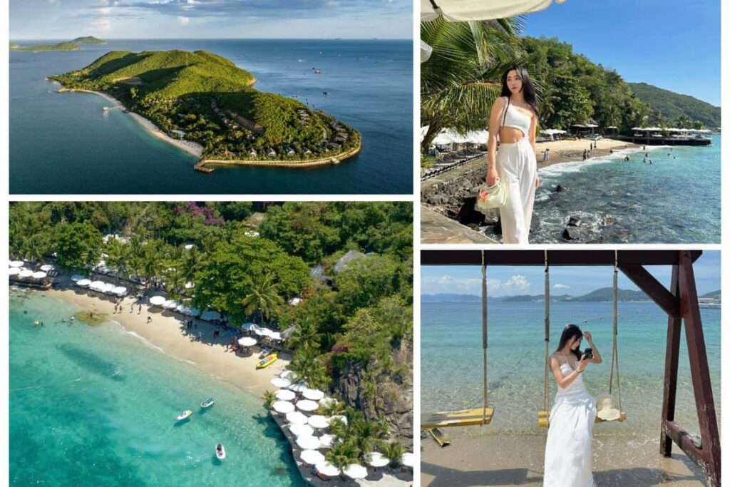 đặt tour 3 đảo mini beach hòn tằm